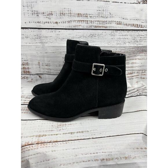 Cole Haan Boots Womens 7 B Grand OS Putnam Ankle Booties D42388 Black Waterproof - Picture 8 of 13
